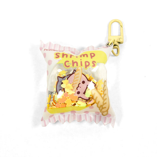 Shrimp Chip Puffy Keychain 2.0