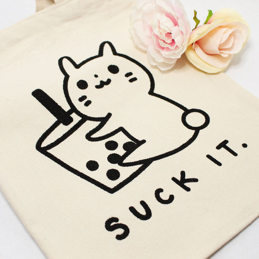 Tuzi "Suck It" Tote Bag