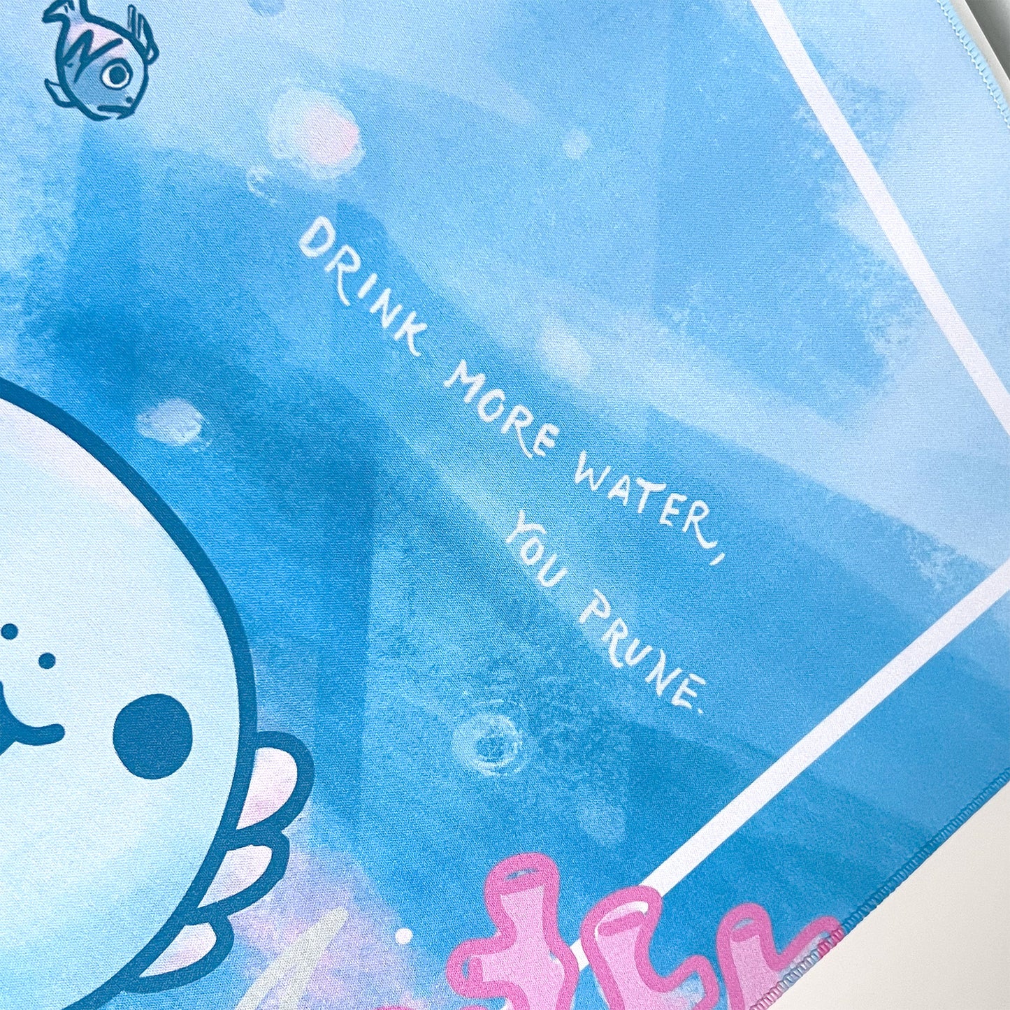 Upa "Drink More Water, You Prune" Ocean Desk Mat