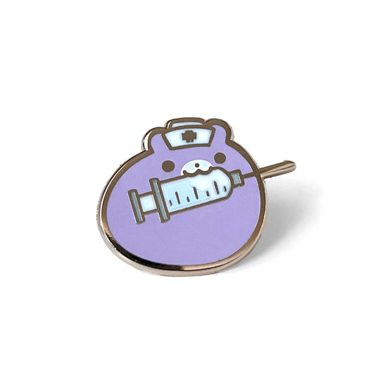 Syringe Gom Stabbie Enamel Pin