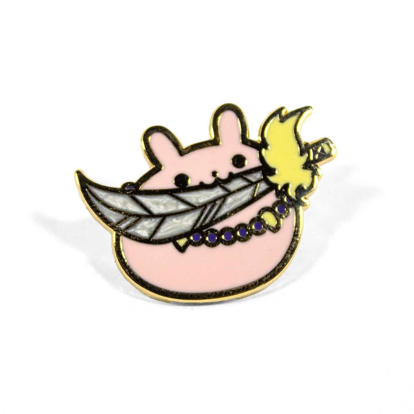 Magical Doggo Sword Tuzi Stabbie Enamel Pin