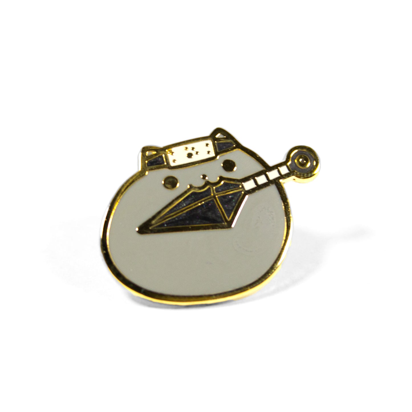 Kunai Ninja Neko Stabbie Enamel Pin
