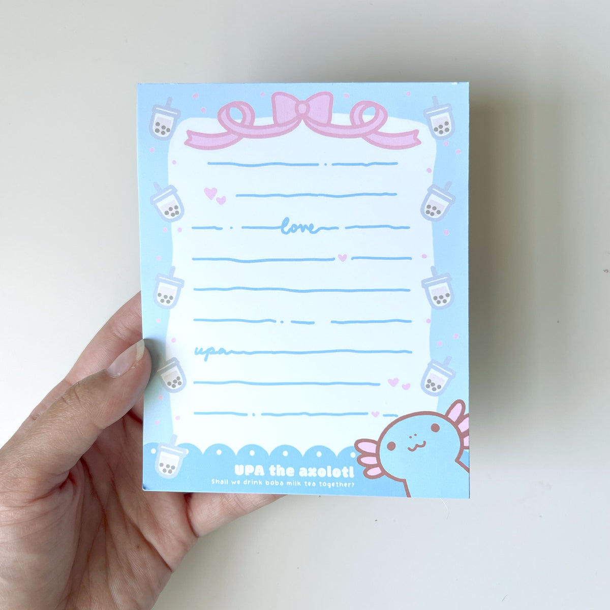 Boba Upa Hand-Crafted Memo Pad