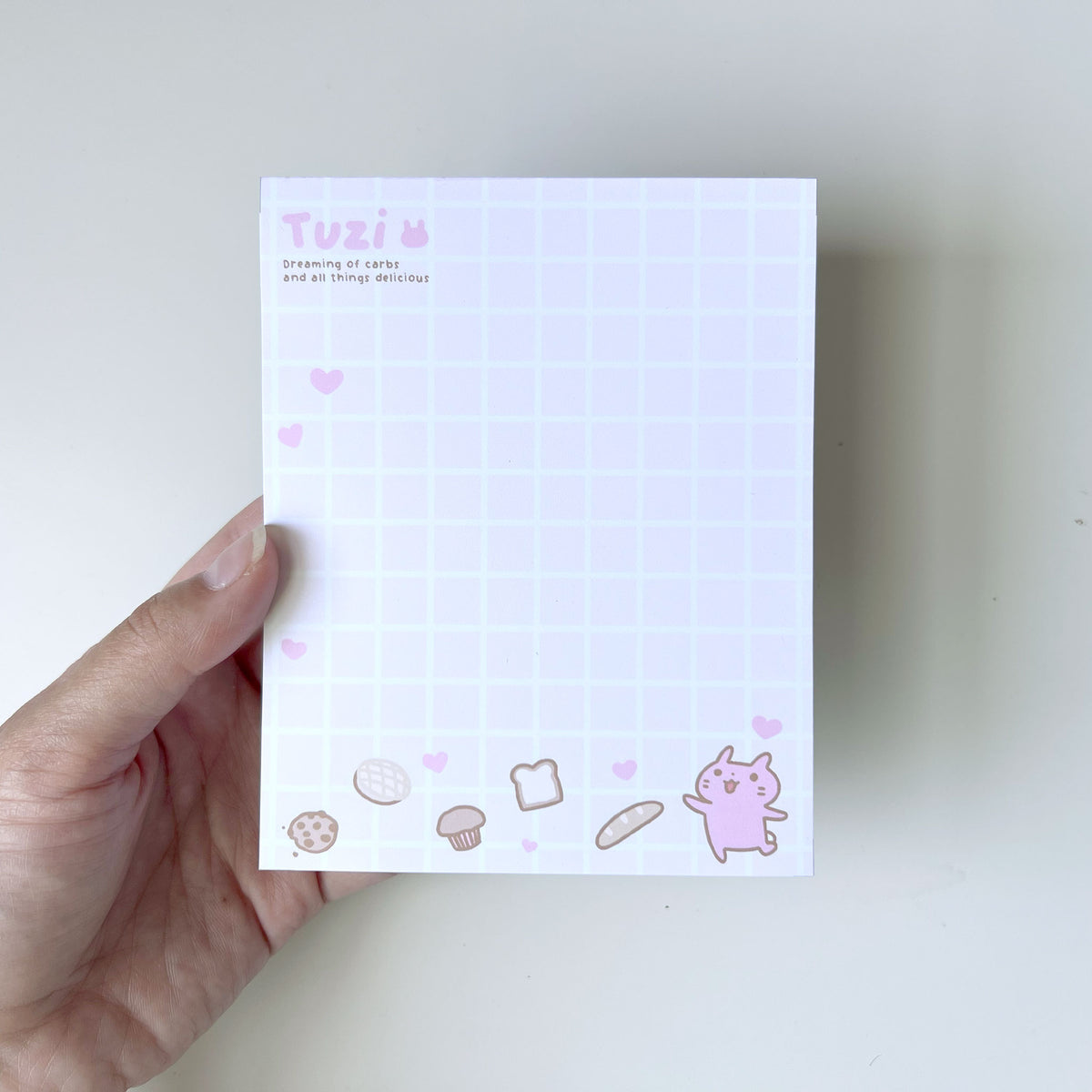 Dreaming of Carbs Tuzi Hand-Crafted Memo Pad