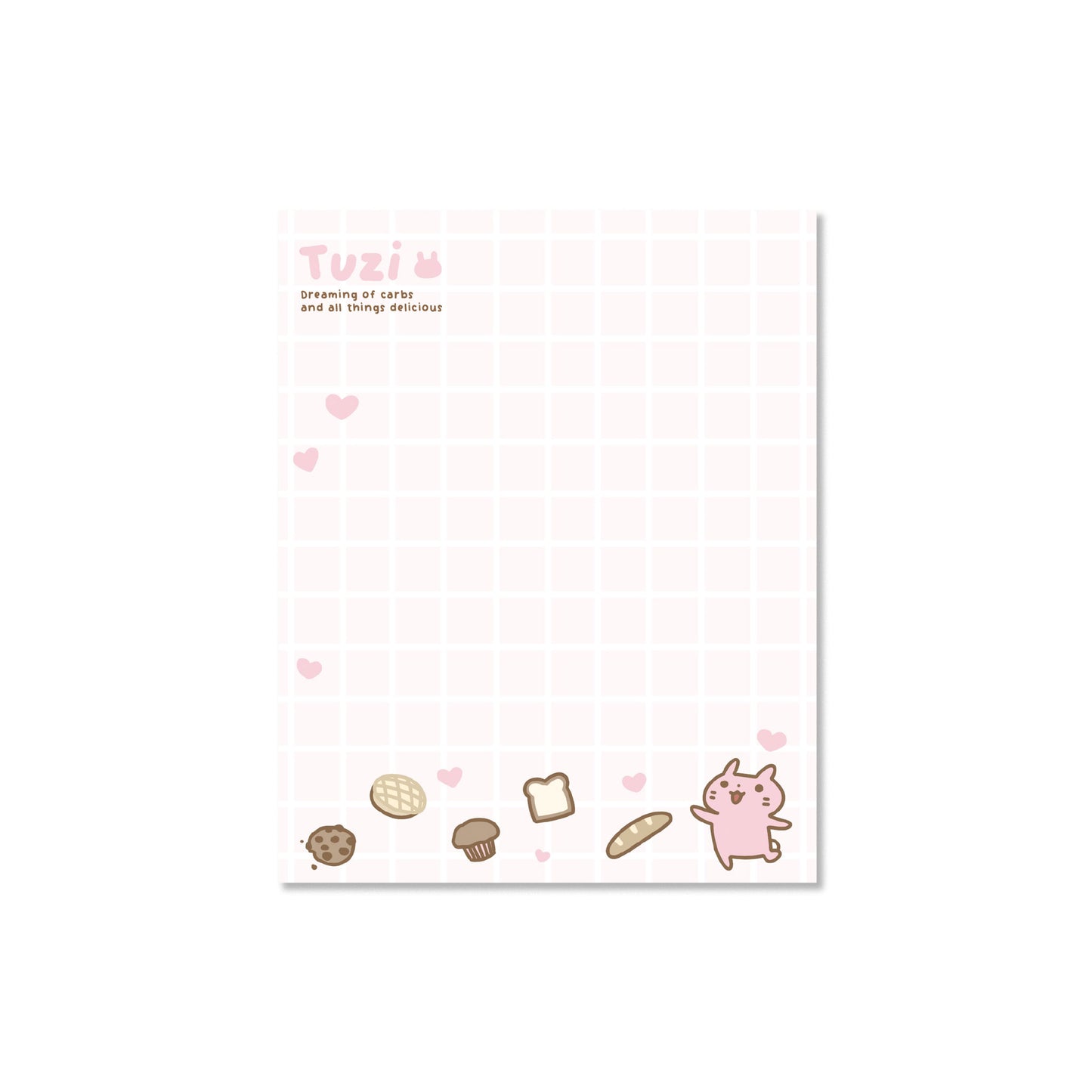 Dreaming of Carbs Tuzi Hand-Crafted Memo Pad