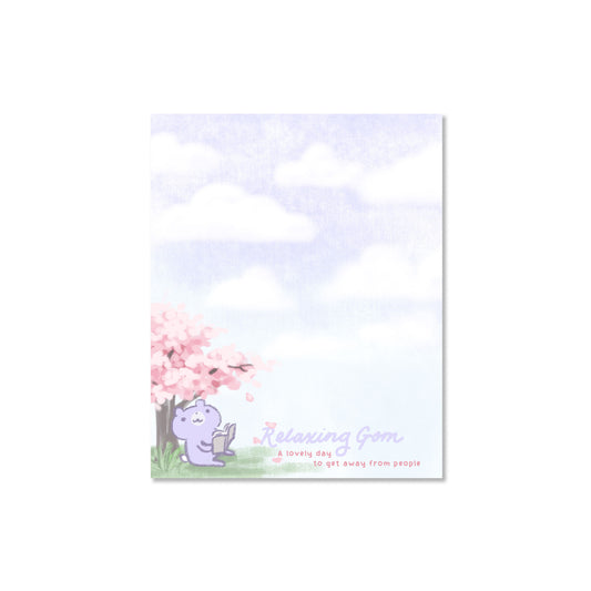 Relaxing Gom Hand-Crafted Memo Pad