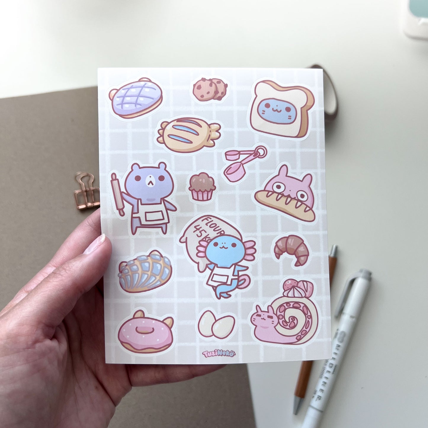 Buns & Pastries Deco and Journaling Sticker Sheet