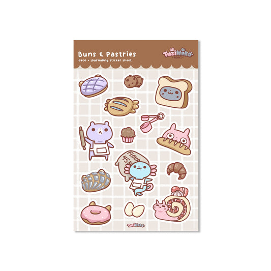 Buns & Pastries Deco and Journaling Sticker Sheet