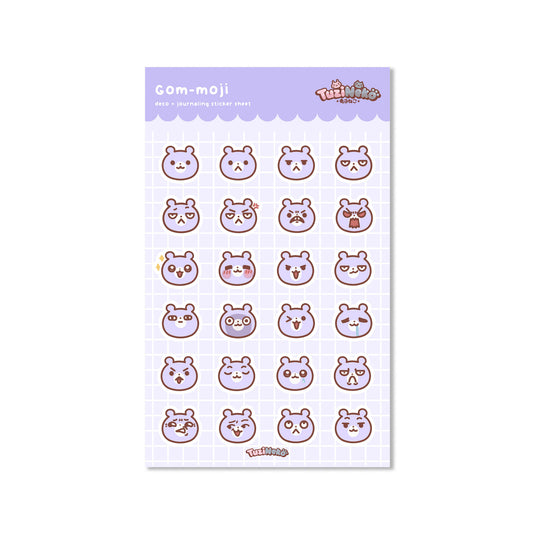 Gom-moji Deco and Journaling Sticker Sheet