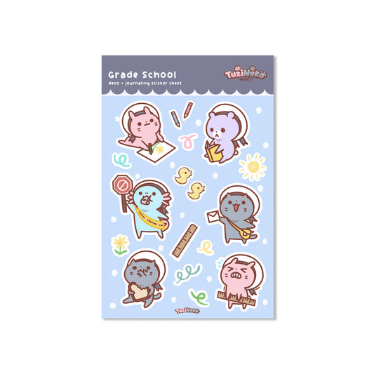 Grade School Deco and Journaling Sticker Sheet