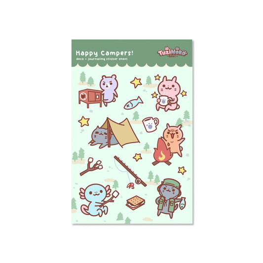 Happy Campers Deco and Journaling Sticker Sheet