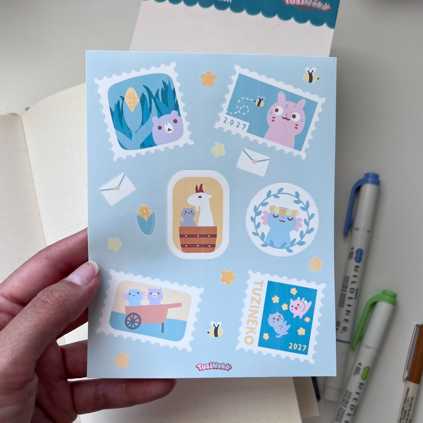 Rural Stamps Deco and Journaling Sticker Sheet