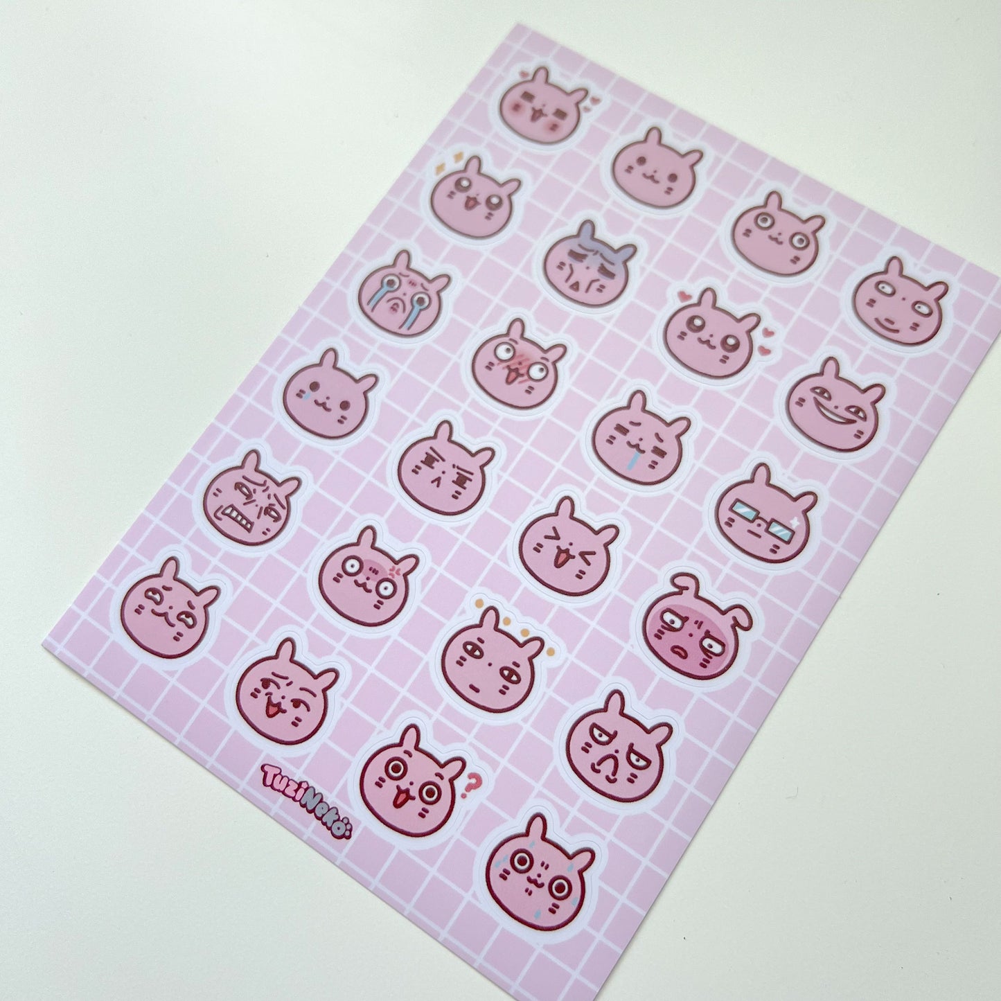 Tuzi-moji Deco and Journaling Sticker Sheet
