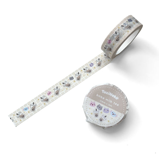 Boba Milk Tea Decorating Washi