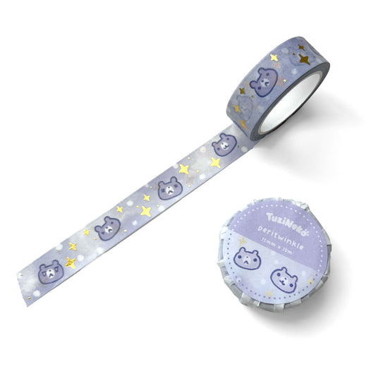 Peritwinkle Decorating Washi With Gold Foil
